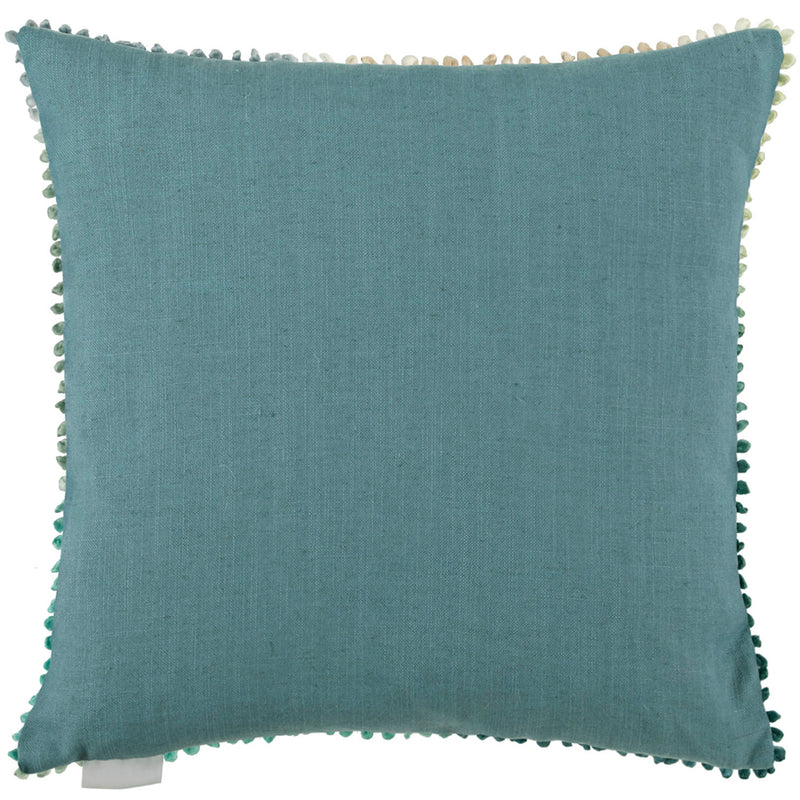  Blue Cushions - Coralie Printed Cushion Cover Seafoam Voyage Maison