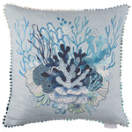 Voyage Maison Coralie Small Printed Cushion Cover in Cobalt