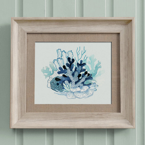 Voyage Maison Coralie Framed Print in Seafoam