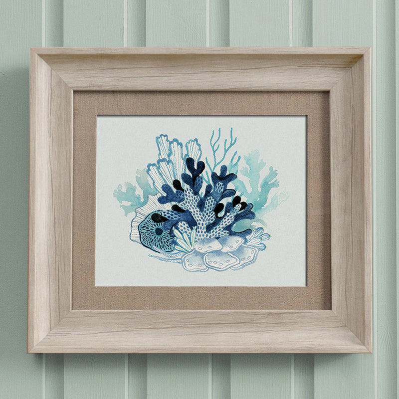 Voyage Maison Coralie Framed Print in Seafoam