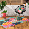 furn. Coralina 120x170cm Outdoor/Indoor Rug in Aqua/Pink