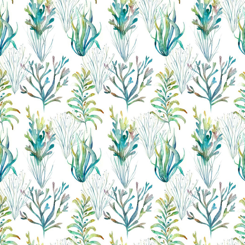 Voyage Maison Coral Reef Printed Cotton Fabric in Kelpie