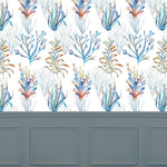 Voyage Maison Coral Reef 1.4m Wide Width Wallpaper in Cobalt