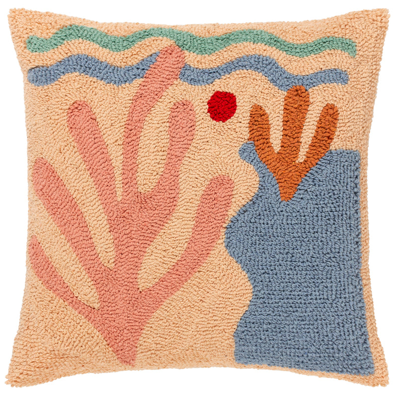 heya home Corals Knitted Cushion Cover in Just Peachy