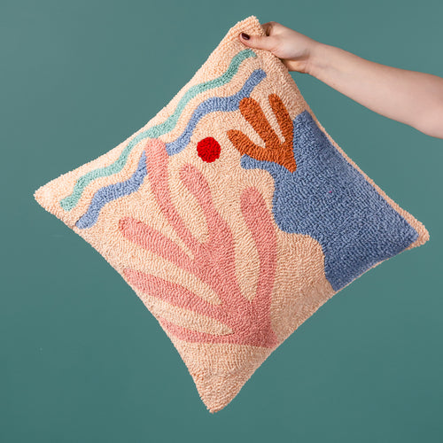 heya home Corals Knitted Cushion Cover in Just Peachy