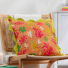 Floral Yellow Cushions - Coral Scalloped Cushion Cover Citronelle furn.