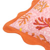 Floral Pink Cushions - Coral Scalloped Cushion Cover Sandy Pink furn.