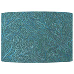 Floral Blue Lighting - Coressa Eva Printed Lamp Shade Teal Voyage Maison