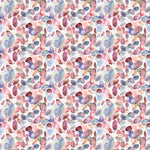 Voyage Maison Correa Printed Cotton Fabric in Fuchsia/Cream