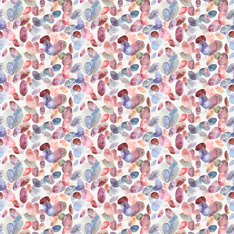 Voyage Maison Correa Printed Cotton Fabric in Fuchsia/Cream