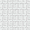 Voyage Maison Cortes 1.4m Wide Width Wallpaper in Silver