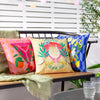 Abstract Pink Cushions - Cosmo O' Clock Outdoor Cushion Cover Pink furn.