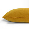 furn. Cosmo Rectangular Velvet Cushion Cover in Ochre