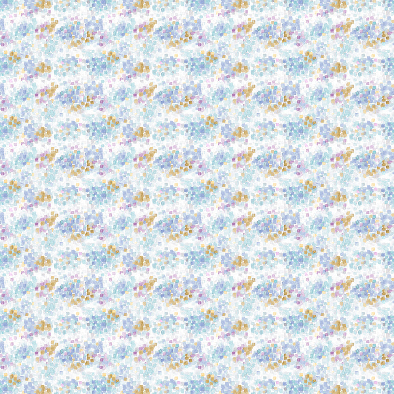 Voyage Maison Cothay Printed Cotton Fabric in Pacific