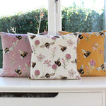 Evans Lichfield Country Bee Garden Cushion Cover in Heather