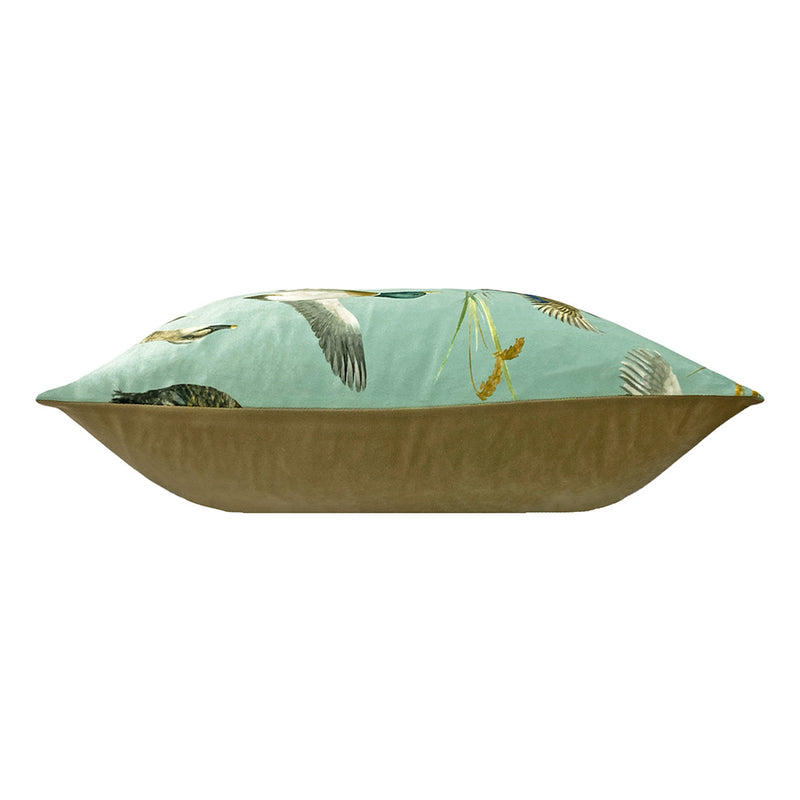 Evans Lichfield Country Duck Pond Rectangular Cushion Cover in Mint