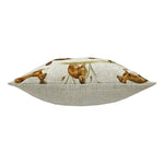 Evans Lichfield Country Running Hares Cushion Cover in Chesnut