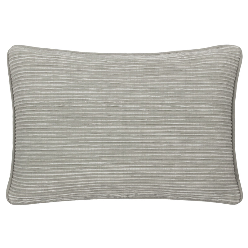 Striped Grey Cushions - Cove Ribbed Cushion Cover Grey Yard