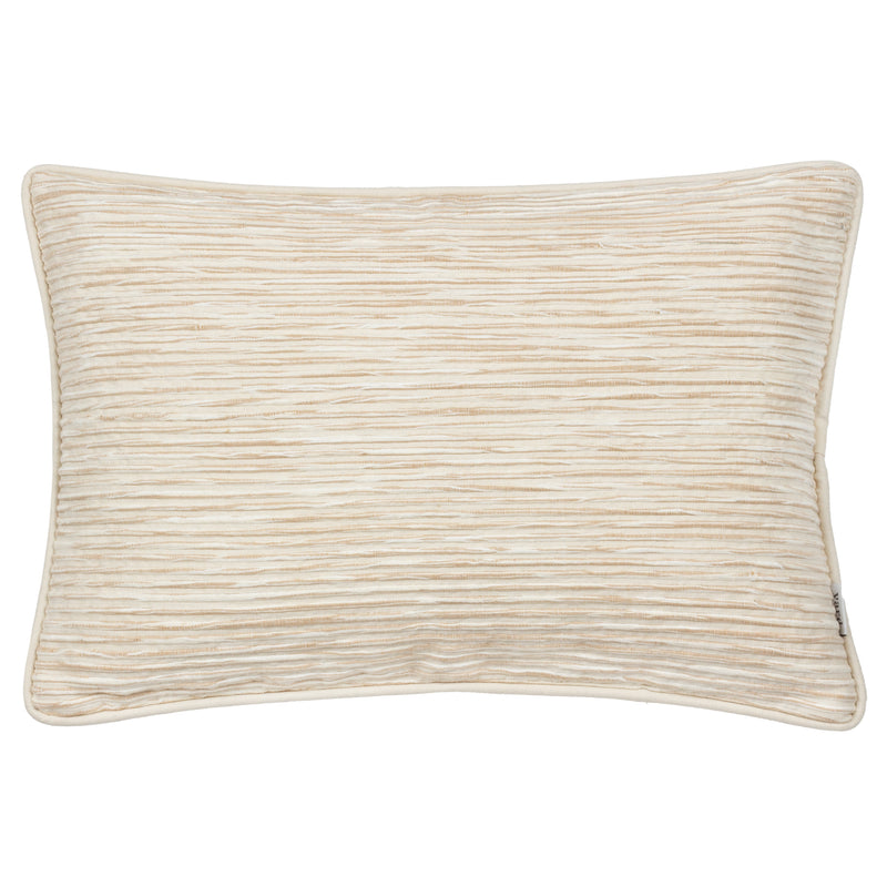 Striped Beige Cushions - Cove Ribbed Cushion Cover Natural Yard