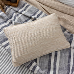 Striped Beige Cushions - Cove Ribbed Cushion Cover Natural Yard