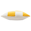 Check Yellow Cushions - Cozee Check Faux Fur Cushion Cover Yellow Heya Home