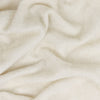 Plain Cream Throws - Cozy Woven Tasselled Throw Ecru Furn