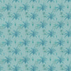 Floral Blue Fabric - Cozzo Printed Cotton Fabric (By The Metre) Atlas Voyage Maison