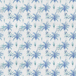 Floral Blue Fabric - Cozzo Printed Cotton Fabric (By The Metre) Cobalt Voyage Maison