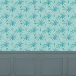 Global Blue Wallpaper - Cozzo  1.4m Wide Width Wallpaper (By The Metre) Atlas Voyage Maison