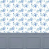 Global Blue Wallpaper - Cozzo  1.4m Wide Width Wallpaper (By The Metre) Cobalt Voyage Maison