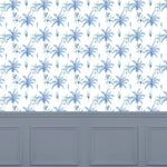 Global Blue Wallpaper - Cozzo  1.4m Wide Width Wallpaper (By The Metre) Cobalt Voyage Maison