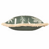 Paoletti Colonial Palm Fringed Cushion Cover in Forest