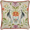 Evans Lichfield Chatsworth Peacock Piped Cushion Cover in Natural