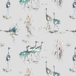 Voyage Maison Cranes 1.4m Wide Width Wallpaper in Cobalt