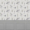 Voyage Maison Cranes 1.4m Wide Width Wallpaper in Ironstone