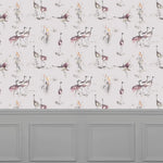 Voyage Maison Cranes 1.4m Wide Width Wallpaper in Tourmaline