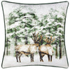 furn. Reindeer Cushion Cover in Green