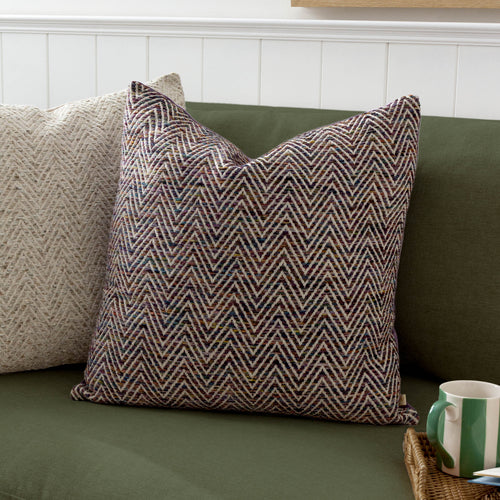  Purple Cushions - Croft Twill Woven Cushion Cover Heather Wylder