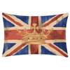  Cushions - Crown Union Jack  Feather Filled Cushion Blue Evans