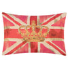  Cushions - Crown Union Jack  Feather Filled Cushion Pink Evans