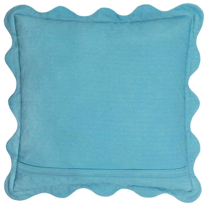 Animal Blue Cushions - Crustaceans Scalloped Cushion Cover Orange furn.