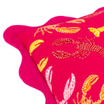 Animal Pink Cushions - Crustaceans Scalloped Cushion Cover Pink furn.