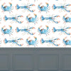 Voyage Maison Crustaceans 1.4m Wide Width Wallpaper in Cobalt