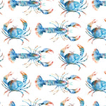 Voyage Maison Crustaceans 1.4m Wide Width Wallpaper in Cobalt