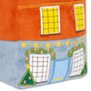 furn. Christmas Spirit House Festive Door Stop in Multicolour