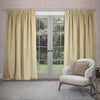 Voyage Maison Cube Velvet Pencil Pleat Curtains in Feather