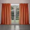 Voyage Maison Cube Velvet Pencil Pleat Curtains in Spice