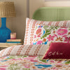 Floral Multi Bedding - Curious Lotus Exotic Floral Duvet Cover Set Linen furn.