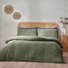 Yard Chunky Waffle Duvet Cover Set in Eucalyptus