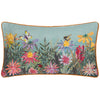 Floral Blue Cushions - Country Wilds Blossom Meadow Printed Cushion Cover Sky Blue Wylder Nature